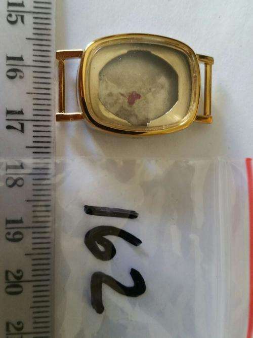 Watch parts - case  like new -gold plaque' -Watchmaker Treasures