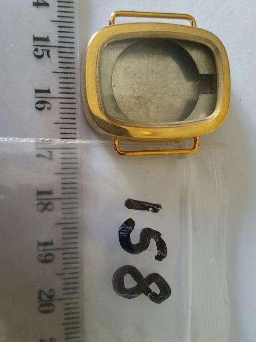 Watch parts - case  like new -gold plaque' -Watchmaker Treasures