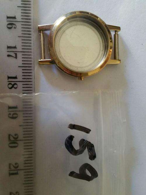 Watch parts - case  like new -gold plaque' -Watchmaker Treasures