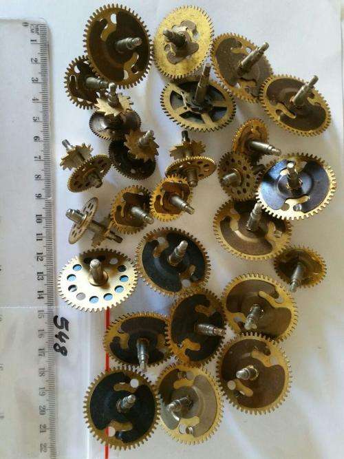 Steampunk - lot of movement clock parts  - Watchmaker find your Treasure