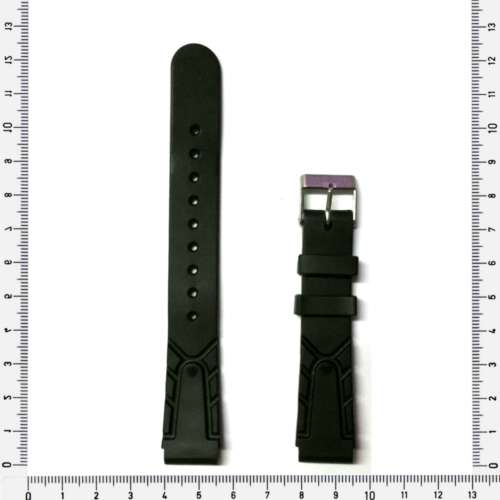 Strap,16mm watch strap / plastik strap, black strap