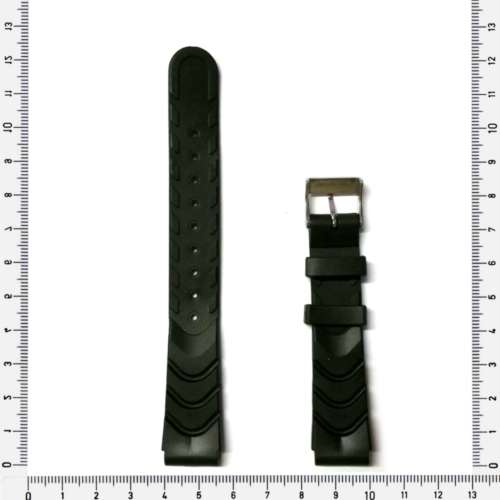 Strap,16mm watch strap / plastik strap, black strap