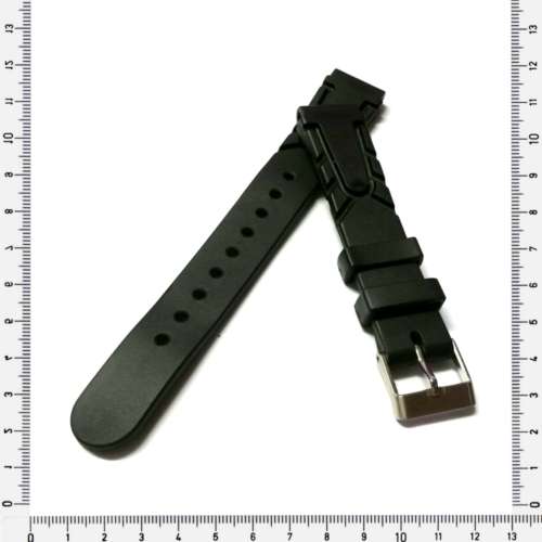 Strap,16mm watch strap / plastik strap, black strap