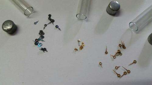 antique Watch parts / spares / Box with different small hands /Watchmaker Treasures 27 tubes