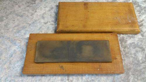 Watchmaker Tools / Set of 4 Whetstones in Wooden Boxes /  Made in Germany