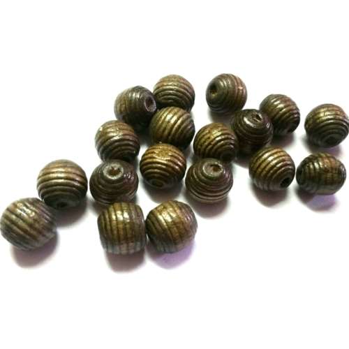 Beads / Wooden beads / olive green Beads /13mm  / price 20pcs / Beads for crafting