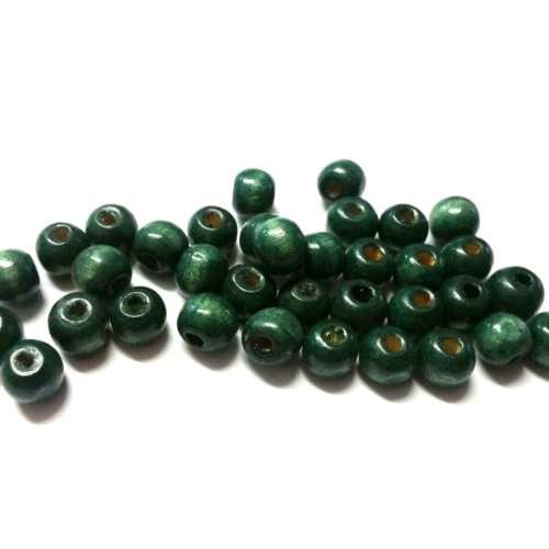 Beads / Wooden Beads / green Beads, 10mm /  price 25pcs/ Beads for crafting