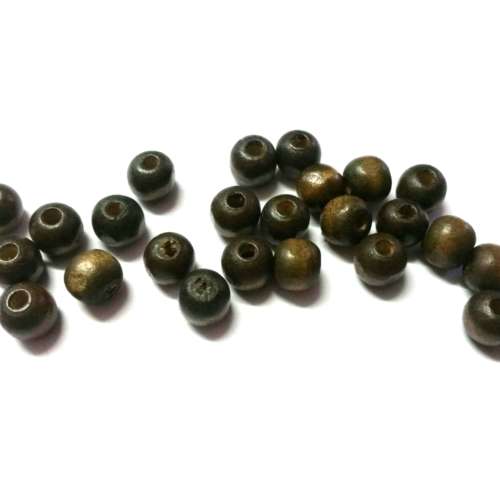 Beads / Wooden Beads,  dark brown Beads, 10mm /  price 25pcs/ Beads for crafting