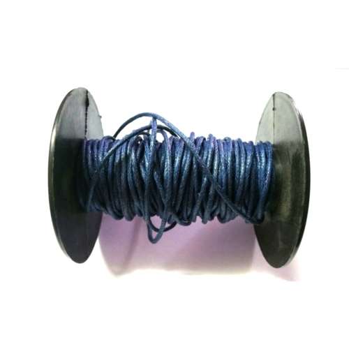 Cord Wax String / 1.8mm - blue / price per meter / for jewellery crafting