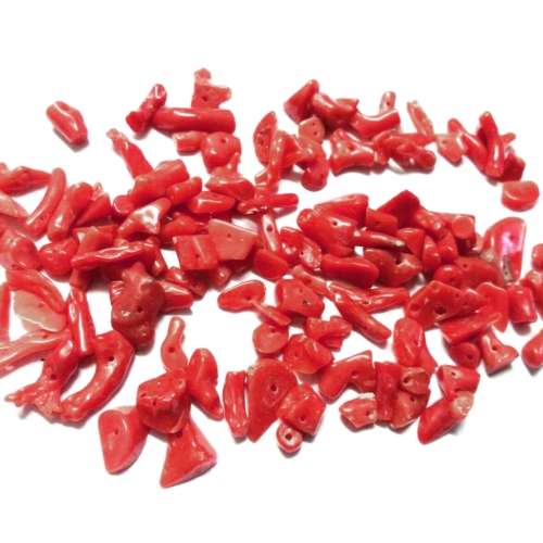 Beads, Gemstones Beads - coral beads 3-15mm   123pcs, Beads for crafting