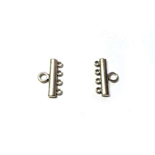 Connectors / Bracelet - Necklace ends 23mm - for jewellery crafting - price p. 2pcs