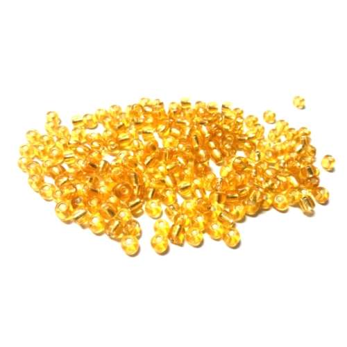 Beads / Glass Beads / seed Beads / yellow / 3mm / 200 pcs / Beads for crafting