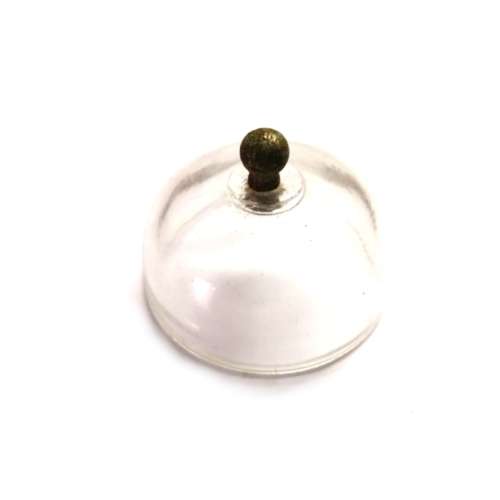 Watchmaker Tools - glass dome -W 6.5cm - H 4.3cm -Vintage -Made in Germany