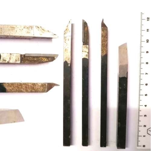 Lathe Tools - steel - 4 pcs - Made in Germany