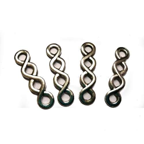 Connector  45mm x 11mm - Metal Nickel free - Price p.4pcs / for crafting