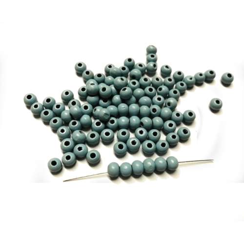 Beads / Wooden Beads / 6mm / baby blue Beads / Price p. 100 pcs / Beads for crafting