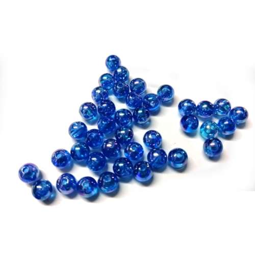 Beads / Acrylic Beads - 6mm -  40 pcs -glossy glass optic for jewellery crafting
