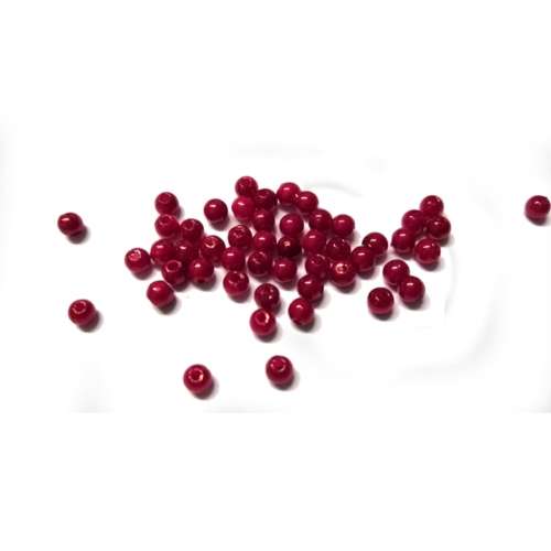 Beads / Acrylic Beads - 3mm -  50 pcs for jewellery crafting