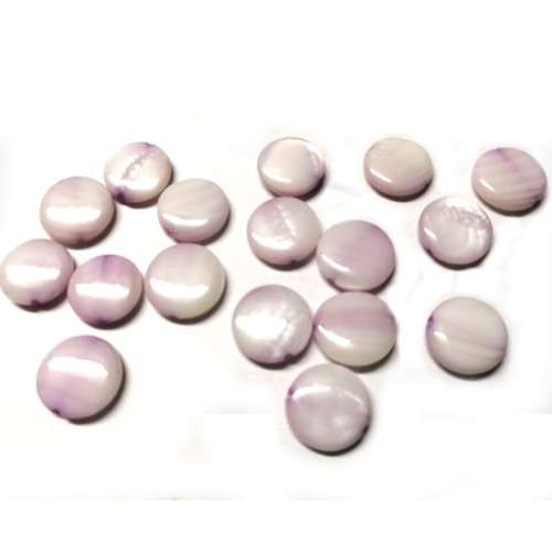 Beads / Shell  Beads +/-13mm -17pcs / Beads for crafting