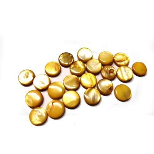 Beads / Shell  Beads +/- 9mm -22pcs / Beads for crafting