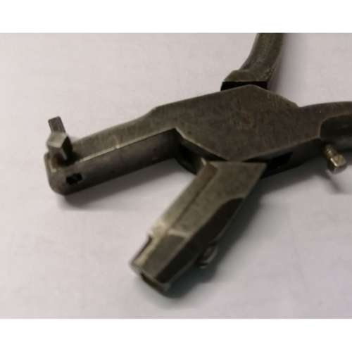 Watchmaker Tools - Mainspring Punch and Barrel Hook Pliers tool `Acier Fond`