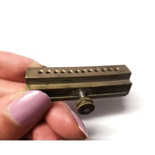 Watchmaker tool - antique staking table