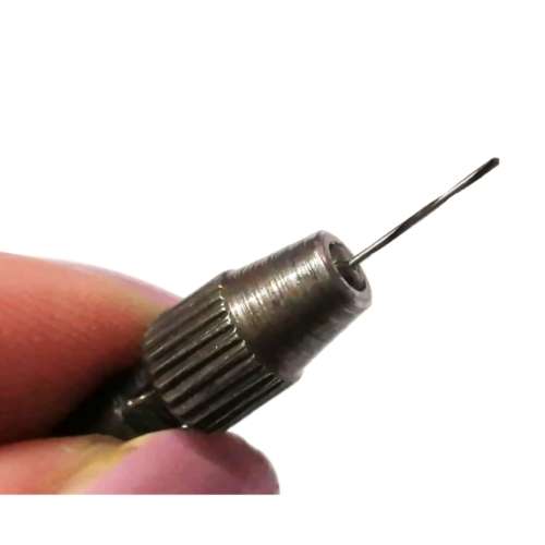 Watchmaker Tools -Vintage pin vice with collet and drill -Made in Germany