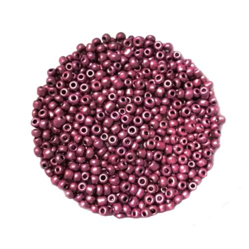 Beads -Glass  Seed Beads - 500pcs  - 2.5mm -magenta / Beads for crafting