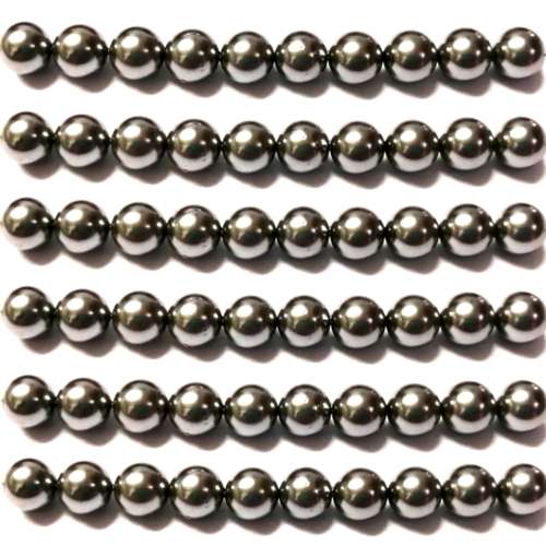Fast cultured Shell Pearl Bead - 1pc - grey - 10mm - beads for crafting