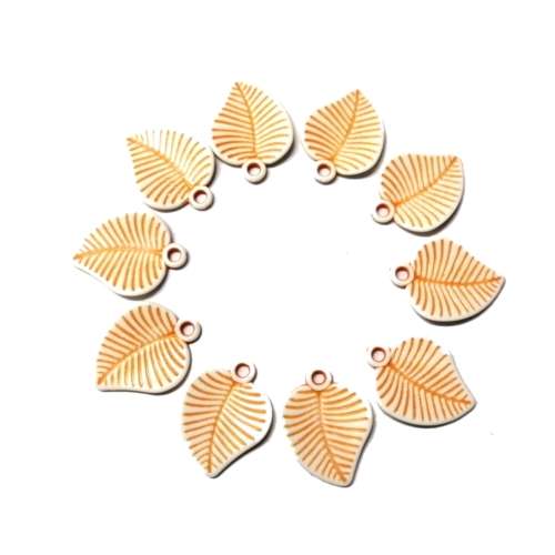 Pendants / Acrylic - Ceramic Optic Pendant - 10pcs - 22x18mm / Beads for crafting