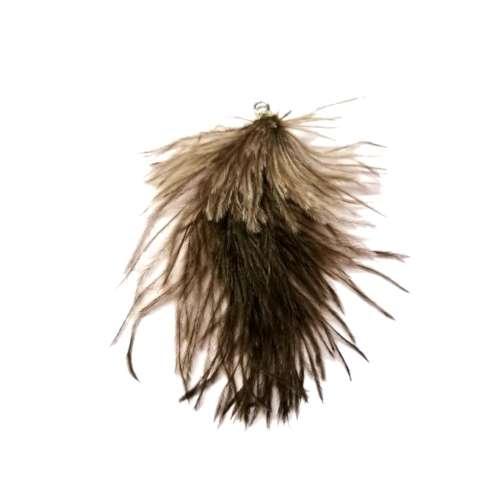 Pendant - Genuine ostrich feather Pendant  +/-10cm / Beads for crafting