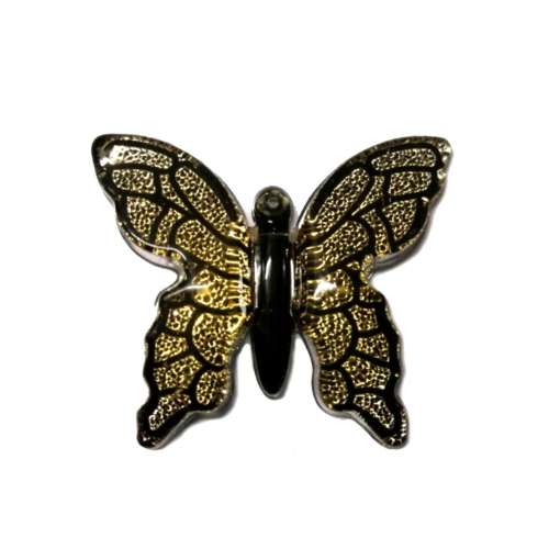 Stickers / Acrylic Stickers - 39x34mm - 1pc - butterfly / Stickers for crafting