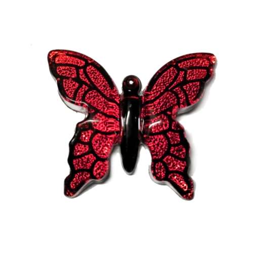 Stickers / Acrylic Stickers - 39x34mm - 1pc - butterfly / Stickers for crafting