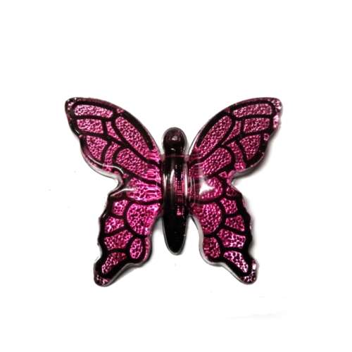 Stickers / Acrylic Stickers - 39x34mm - 1pc - butterfly / Stickers for crafting