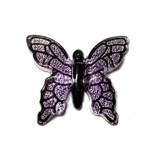 Stickers / Acrylic Stickers - 39x34mm - 1pc - butterfly / Stickers for crafting