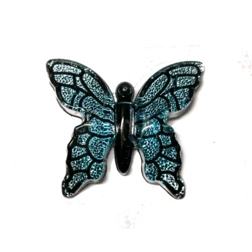 Stickers / Acrylic Stickers - 39x34mm - 1pc - butterfly / Stickers for crafting