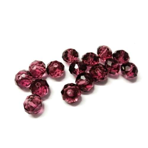 Beads / Crystal  Beads blackberry - 15pcs  - 8mm - hole+/-1.5 / Beads for crafting