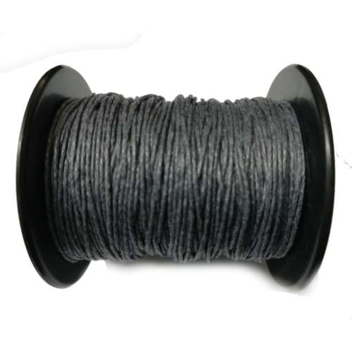 CORDS / Wax Cord String / 1.0mm -GREY-  5m PACK / CORDS for crafting
