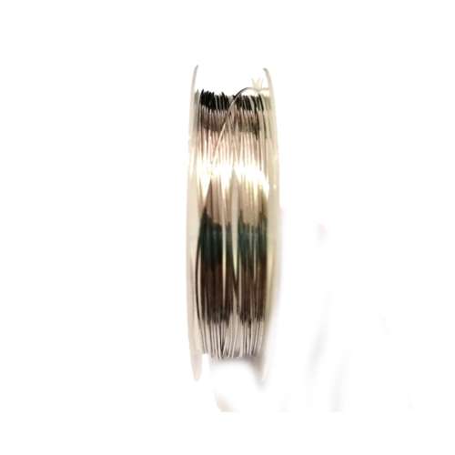 Wire / Copper Wire 0.25mm - SILVER - +/-15m Roll / Wire for crafting
