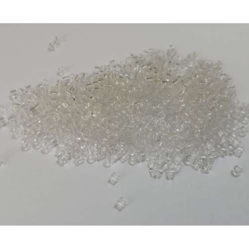 Beads / Glass  Seed Beads +/- 900pcs  - 2mm - color less / Beads for crafting