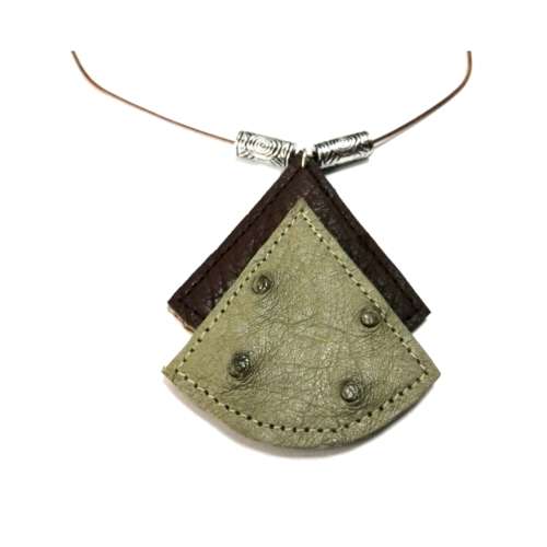 Necklace, Ostrich Leather Necklace