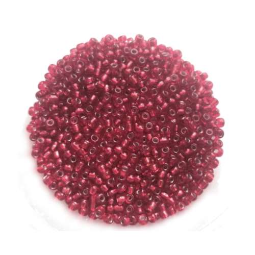 Beads / Glass  Seed Beads - 450pcs  -8/0- 3mm- Cherry red / Beads for crafting