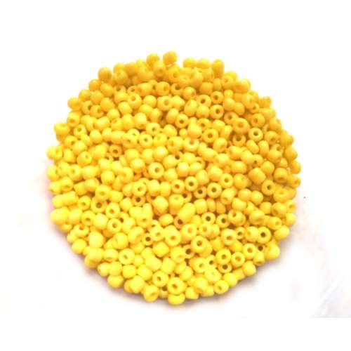 Beads / Glass  Seed Beads - 450pcs  -8/0- 3mm- Yellow / Beads for crafting