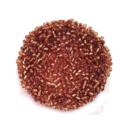 Beads / Glass  Seed Beads - 450pcs  -8/0- 3mm- Nut Brown / Beads for crafting
