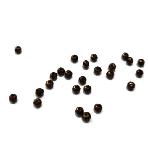 Beads / Crystal  Beads - 3mm- rainbow purple - 25pcs / Beads for crafting