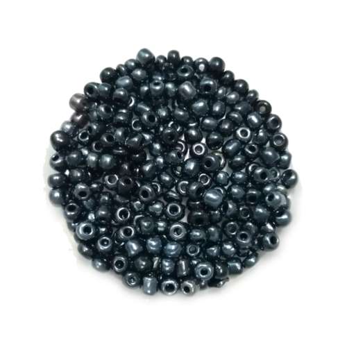 Beads / Glass  Seed Beads - 200pcs  - 4mm Size 6 - dark blue / Beads for crafting
