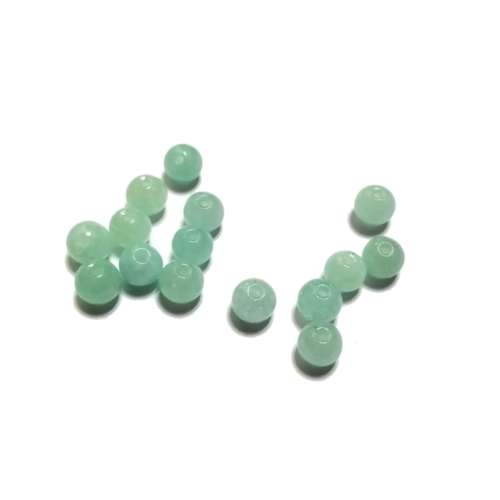 Beads / Gemstone - AMAZONITE - Beads   - 6mm - balls - 15pcs / Beads for crafting