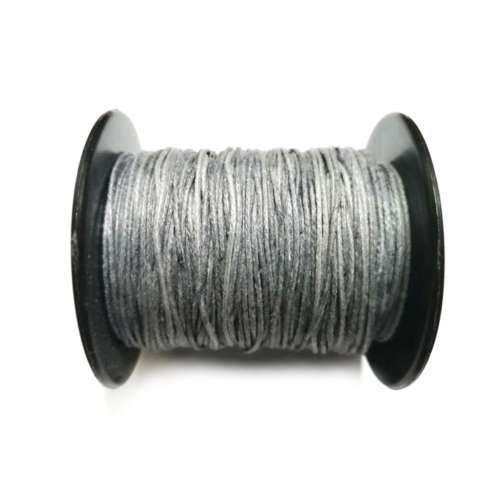 CORDS / Wax Cord String / 1.0mm - GREY-  5m PACK / CORDS for crafting