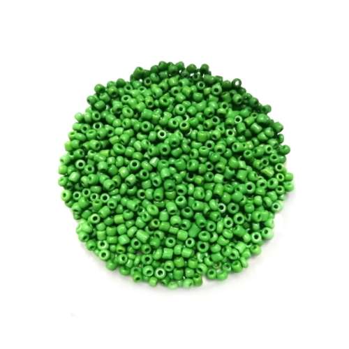 Beads / Glass  Seed Beads +/-650pcs  - 2mm Size 11- Leaf Green / Beads for crafting