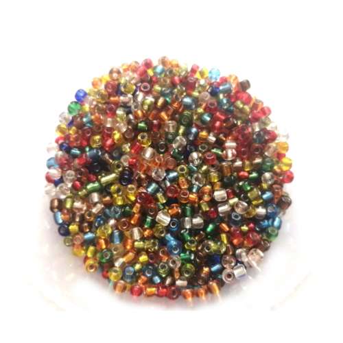 Beads / Glass  Seed Beads - 450pcs  -3mm-Size 8 - Color Mix / Beads for crafting